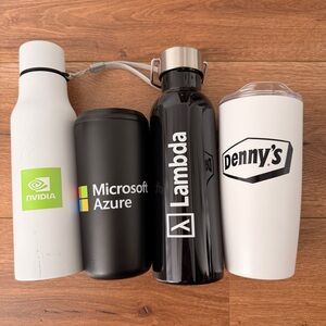 Tech Companies Travel Water Bottle & Coffeee Tumbler